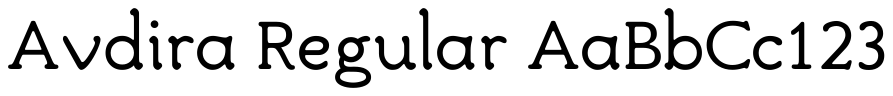 Avdira (Textfonts)