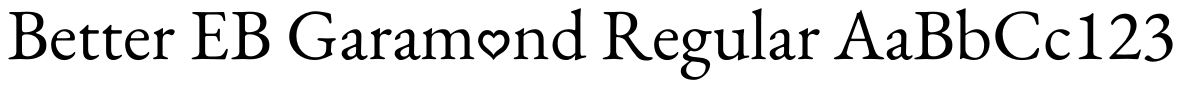 Better EB Garamond