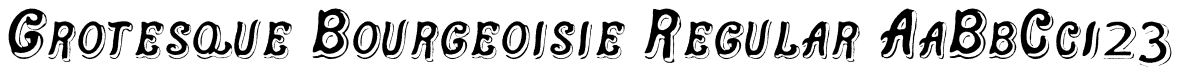 Grotesque Bourgeoisie